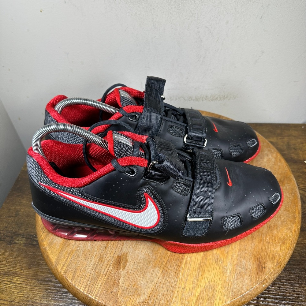 Nike Romaleos 2 Mens Weightlifting Shoes Black Red 476927-002 Size 11.5